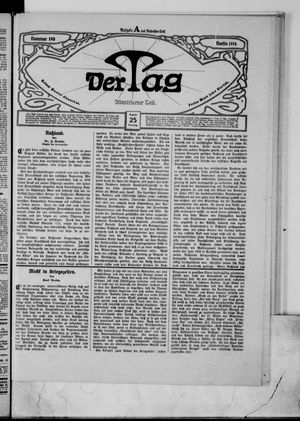 Der Tag vom 25.08.1914