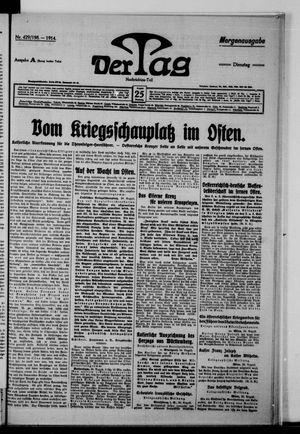 Der Tag vom 25.08.1914