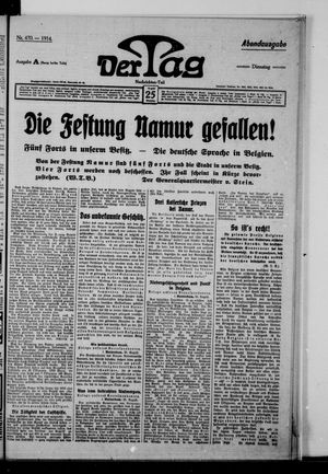 Der Tag vom 25.08.1914