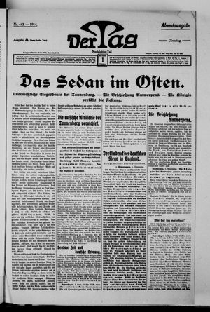 Der Tag vom 01.09.1914