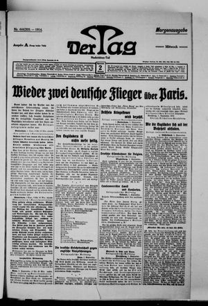 Der Tag vom 02.09.1914