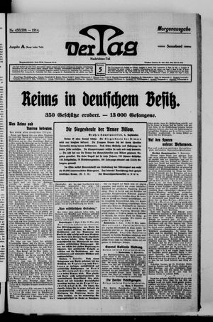 Der Tag vom 05.09.1914
