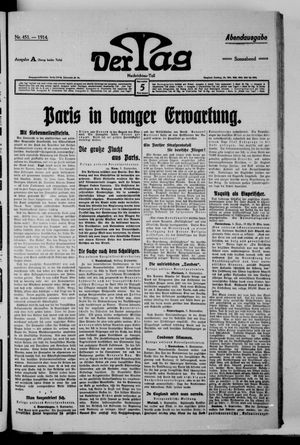 Der Tag vom 05.09.1914