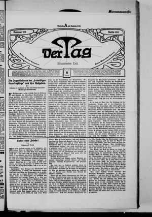 Der Tag vom 06.09.1914