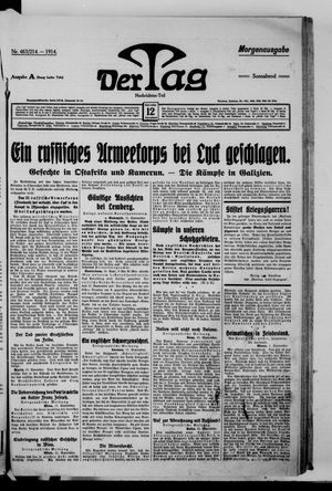 Der Tag vom 12.09.1914