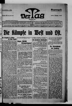 Der Tag vom 13.09.1914