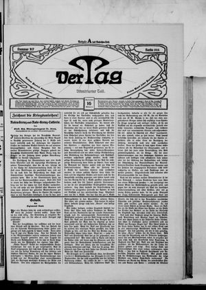 Der Tag vom 16.09.1914