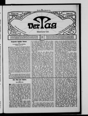 Der Tag vom 22.09.1914
