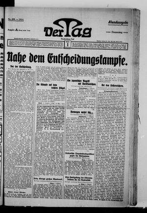 Der Tag vom 01.10.1914
