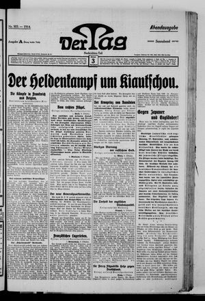 Der Tag vom 03.10.1914