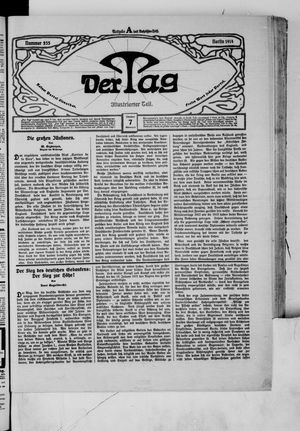 Der Tag vom 07.10.1914