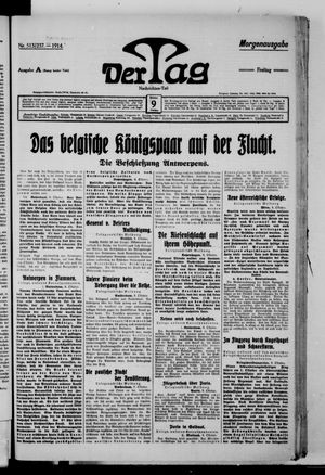 Der Tag vom 09.10.1914
