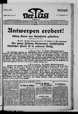 Der Tag vom 10.10.1914