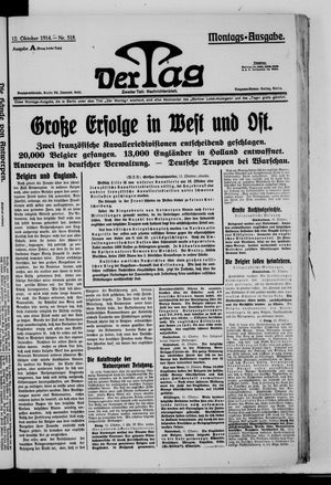 Der Tag vom 12.10.1914