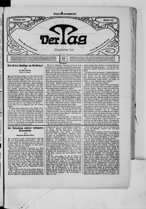 Der Tag vom 13.10.1914