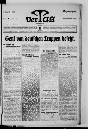Der Tag vom 13.10.1914