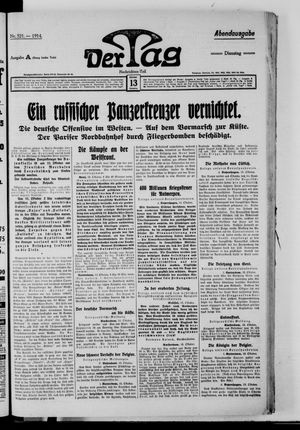 Der Tag vom 13.10.1914