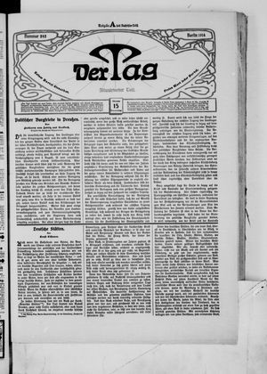 Der Tag vom 15.10.1914