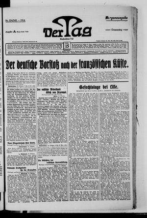 Der Tag vom 15.10.1914