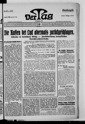 Der Tag vom 16.10.1914