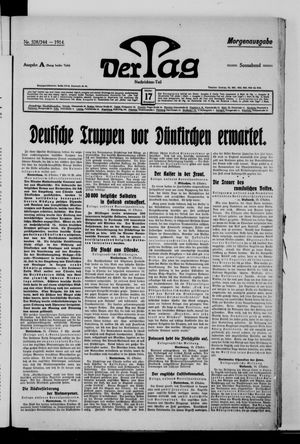Der Tag vom 17.10.1914