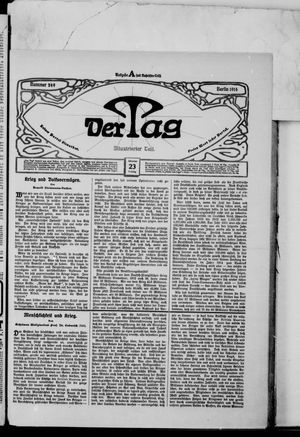 Der Tag vom 23.10.1914