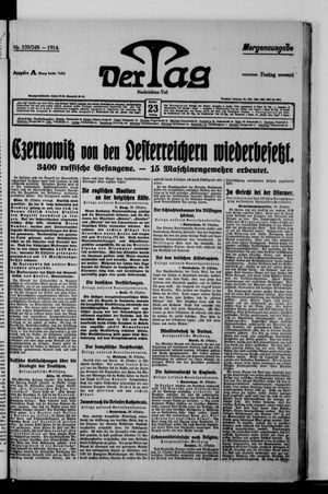 Der Tag vom 23.10.1914