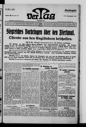 Der Tag vom 24.10.1914