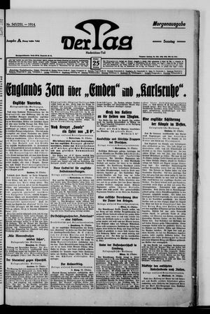 Der Tag vom 25.10.1914
