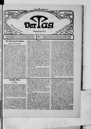 Der Tag vom 27.10.1914