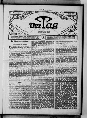 Der Tag vom 01.11.1914