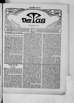 Der Tag vom 05.11.1914