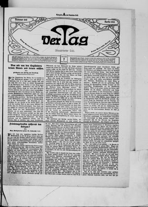 Der Tag vom 07.11.1914