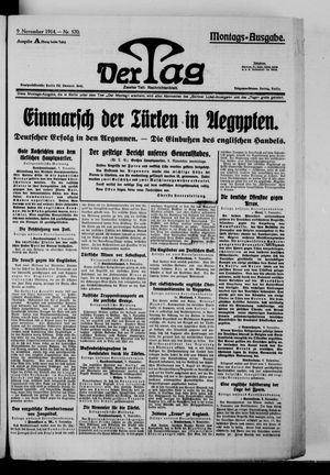 Der Tag vom 09.11.1914