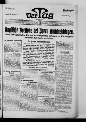 Der Tag vom 10.11.1914