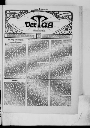 Der Tag vom 13.11.1914