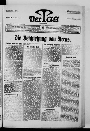 Der Tag vom 13.11.1914