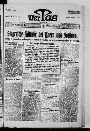 Der Tag vom 13.11.1914