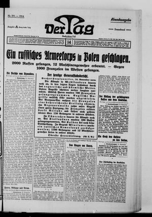 Der Tag vom 14.11.1914
