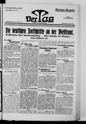 Der Tag vom 16.11.1914