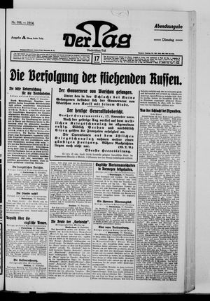 Der Tag vom 17.11.1914