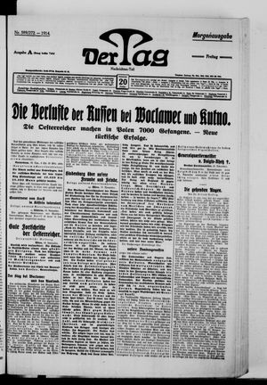 Der Tag vom 20.11.1914