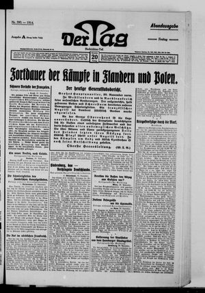 Der Tag vom 20.11.1914