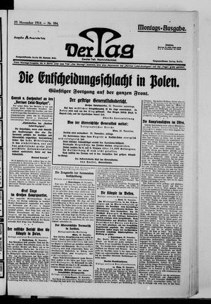 Der Tag vom 23.11.1914