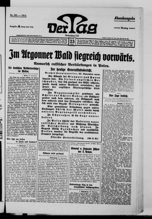 Der Tag vom 23.11.1914
