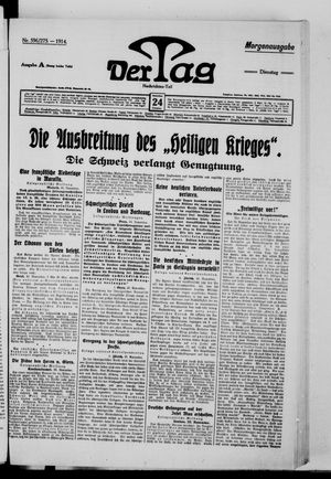 Der Tag vom 24.11.1914