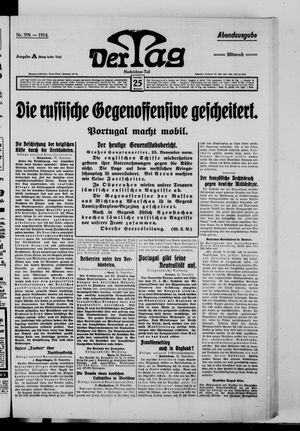 Der Tag vom 25.11.1914