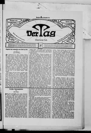 Der Tag vom 27.11.1914