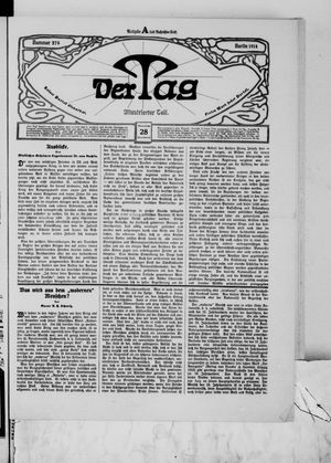 Der Tag vom 28.11.1914