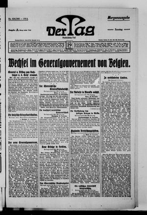 Der Tag vom 29.11.1914